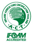 ACT organic seal, IFOAM accredited