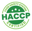 HACCP certified food safety system mark